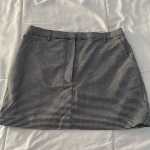 glassons black and white chevron mini skirt 6